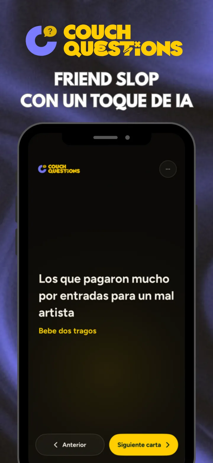 Couch Questions en iPhone: una carta en plena partida